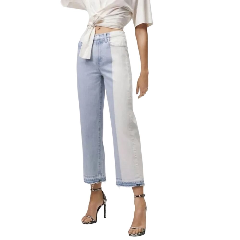7 for all mankind color block jeans